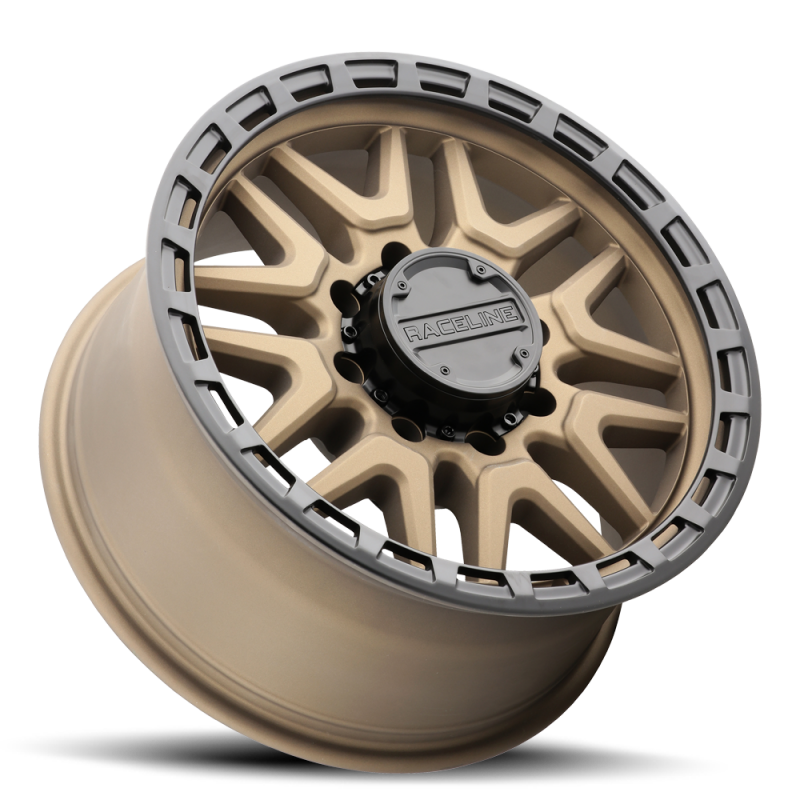 (set of 4) Raceline 953 Krank Bronze | 17x9" -12mm | 6x135mm Wheel