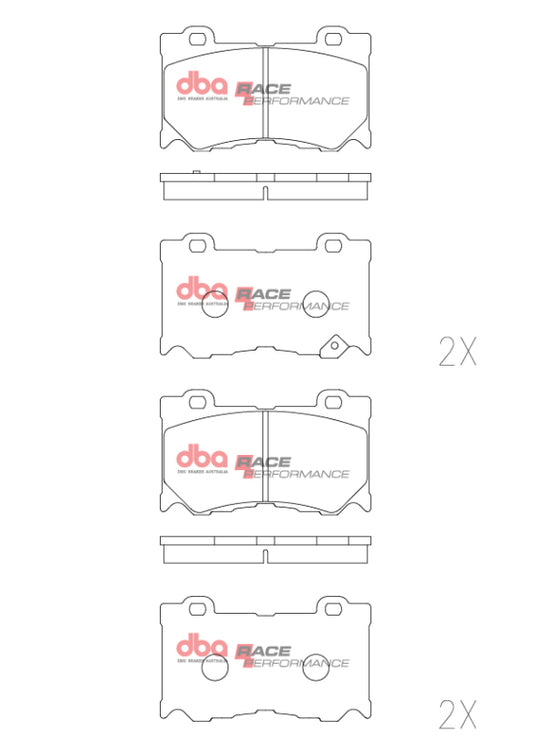 DBA RP Performance Front Brake Pads | Nissan Z (Z34) (23+) (DB2400RP)