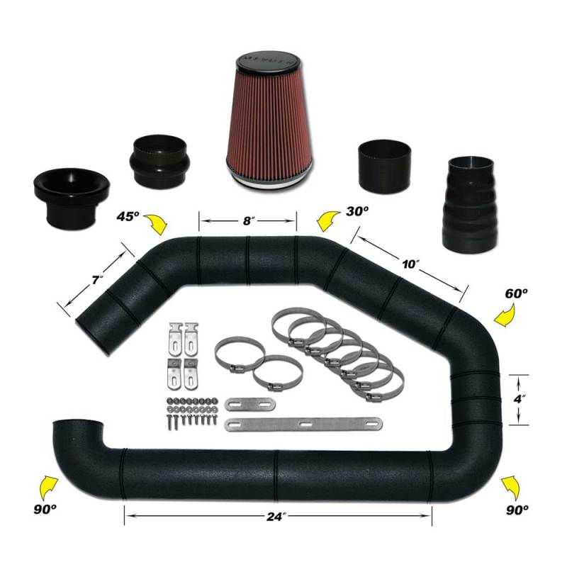 Airaid 101-400 U-Build-It 4in Master Kit w/700-469 9in Filter