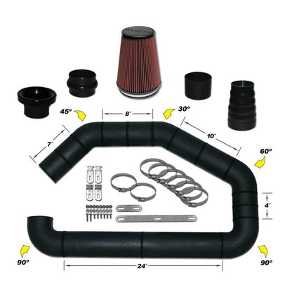 Airaid 101-400 U-Build-It 4in Master Kit w/700-469 9in Filter