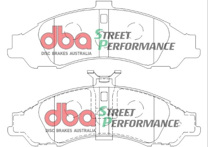 DBA Front Street Performance Brake Pads | Pontiac GTO (04) (DB1331SP)