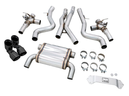 AWE Tuning AWE SwitchPath Catback Exhaust for BMW F8X M3/M4 - Diamond Black - 3025-43074