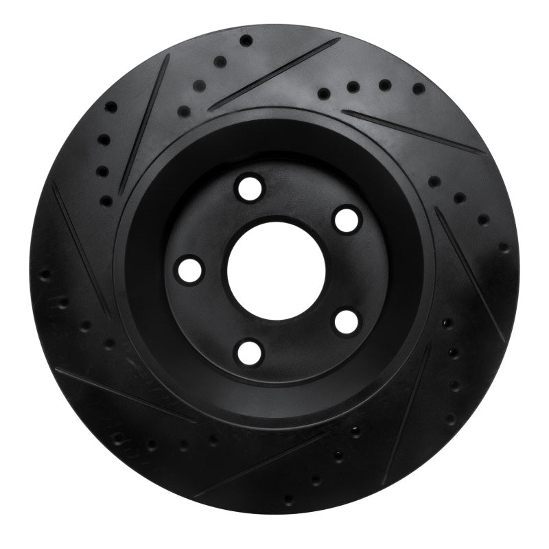 DFC D&S Black Brake Rotor (FRONT RIGHT): Jeep Wrangler (12-18)