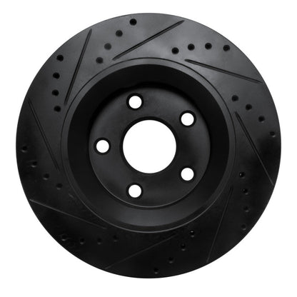 DFC D&S Black Brake Rotor (FRONT RIGHT): Jeep Wrangler (12-18)
