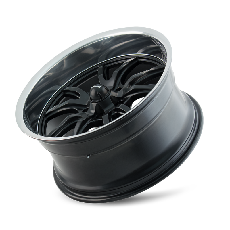 Ridler Wheels 650 Matte Black Polished | 18x8" +0mm | 5x127mm Wheel