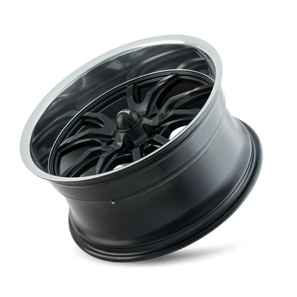 Ridler Wheels 650 Matte Black Polished | 18x8" +0mm | 5x127mm Wheel