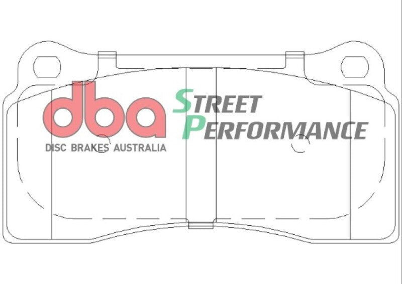 DBA Front Street Performance Rear Brake Pads | Nissan GT-R (09-11) (DB1935SP)