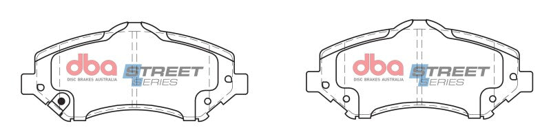 DBA Street Series Front Brake Pads | Chrysler Town & Country (08-16) (DB2002SS)