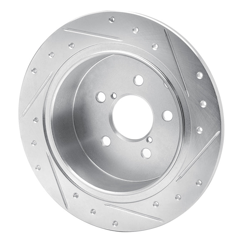 R1 Concepts 12-23 Subaru Crosstrek Rear D&S Slotted/Drilled Rotor (631-13025L)