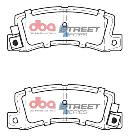 DBA Rear Street Series Brake Pads | Lexus ES250 (90-91) (DB422SS)