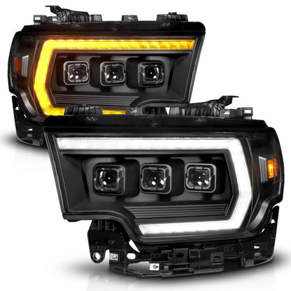 ANZO 19-24 RAM 2500/3500 Z-Series Full LED Proj Headlight DRL/Init/SeqSig Pass Side (111601X-R)