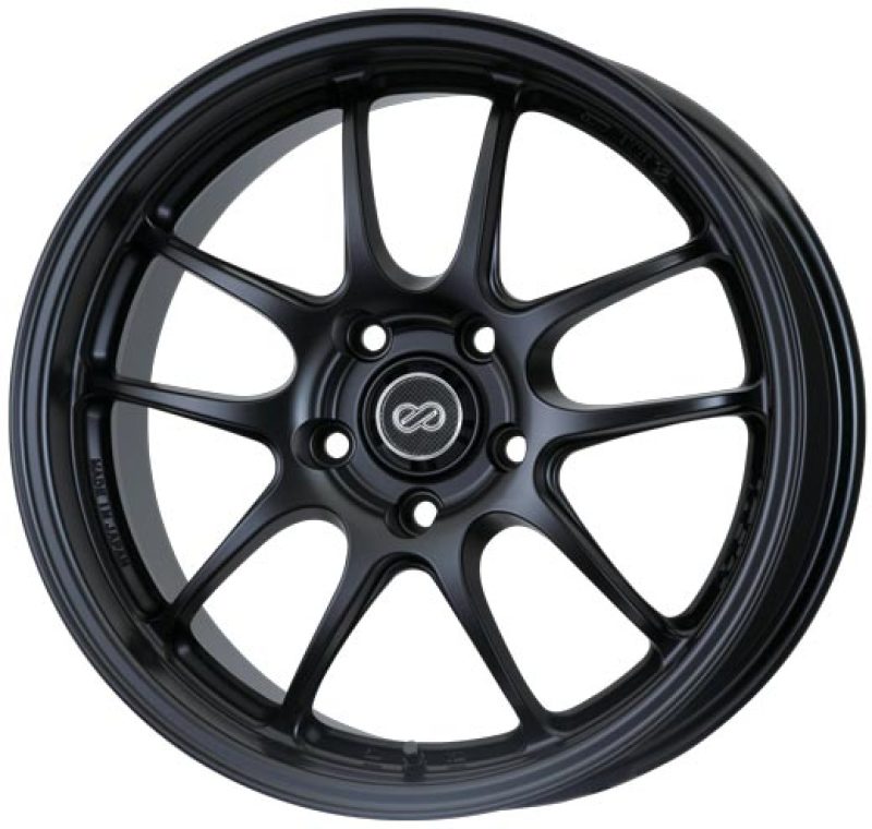 Enkei PF01 18x9 +35 5x114.3 Hyper Black-WheelFlip