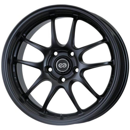 (set of 4) Enkei PF01 Matte Black | 17x7" +38mm | 4x100mm Wheels