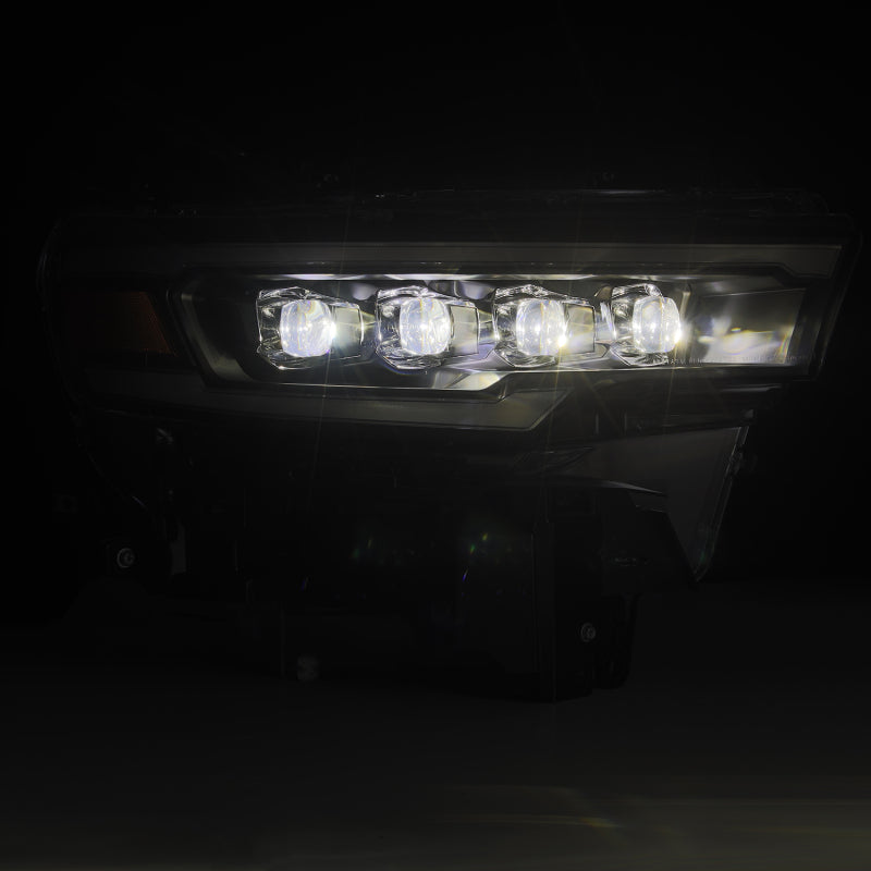 AlphaRex 880891 NOVA Quad LED Projector Headlights Black Ram 1500 25-26