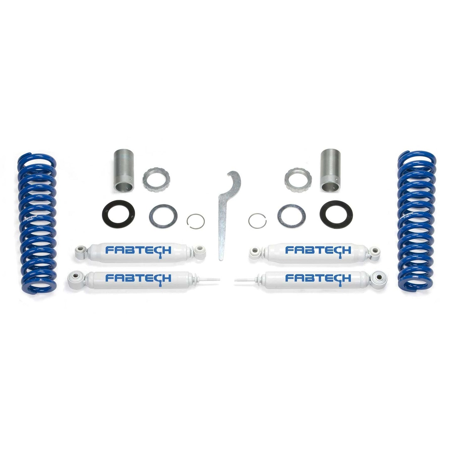 Fabtech 0-2.5in Basic Adjustable Coilover System w/ Performance Rear Shocks | Toyota Tundra 2WD/4WD (00-06) (K7012)