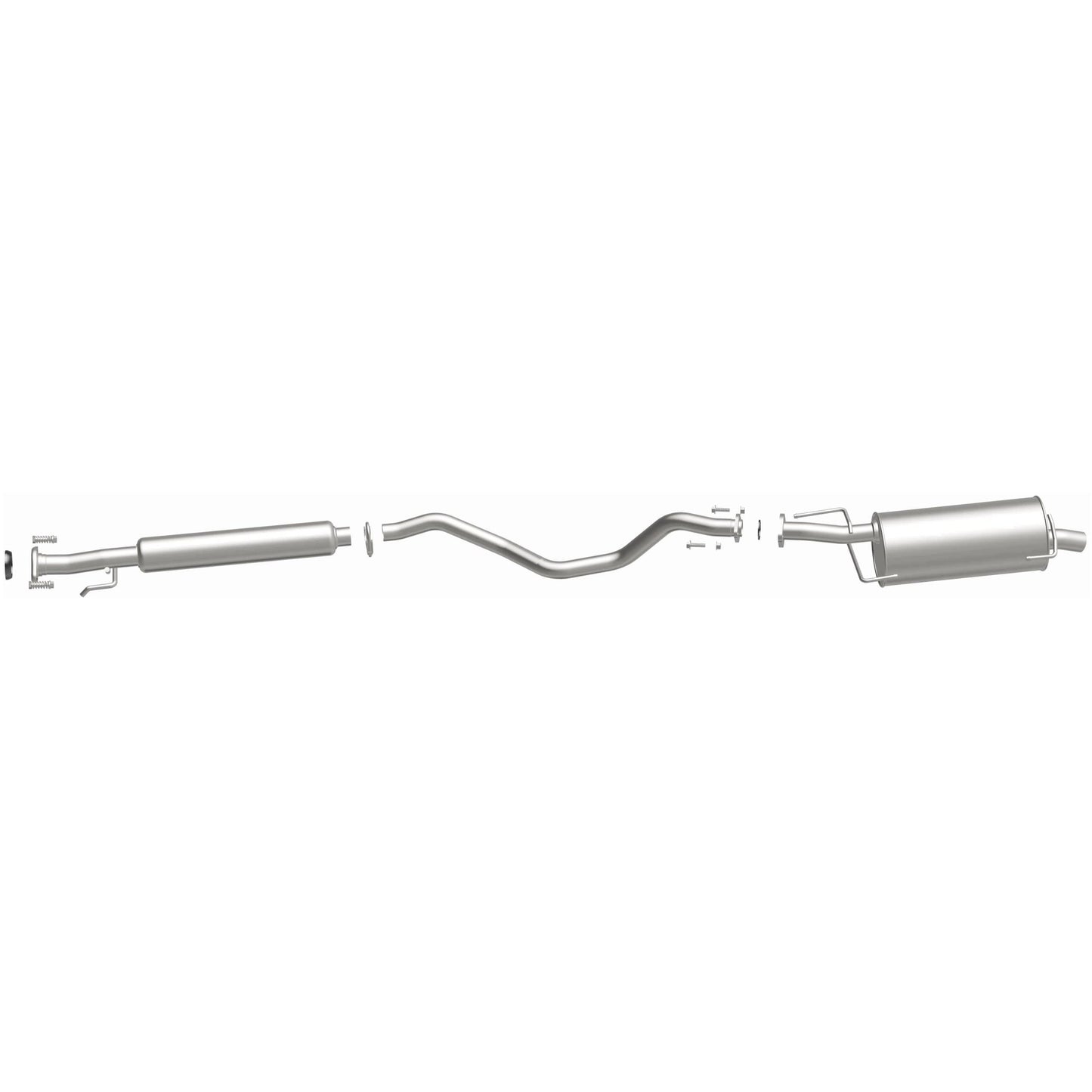 BRExhaust 2007-2012 Nissan Versa Direct-Fit Replacement Exhaust System
