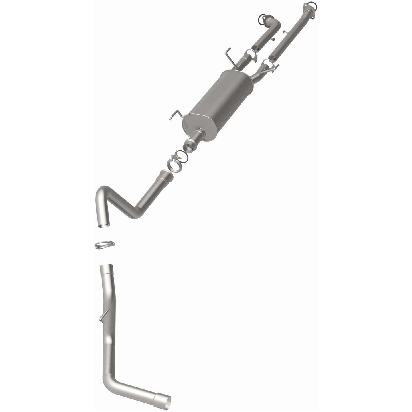 BRExhaust 2007-2009 Toyota Tundra 5.7L Direct-Fit Replacement Exhaust System
