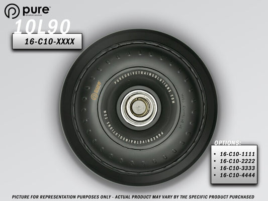 Pure Drivetrain 16-C10-2222 Billet Torque Converter Big Blower 6.2 LT4 For Chevy