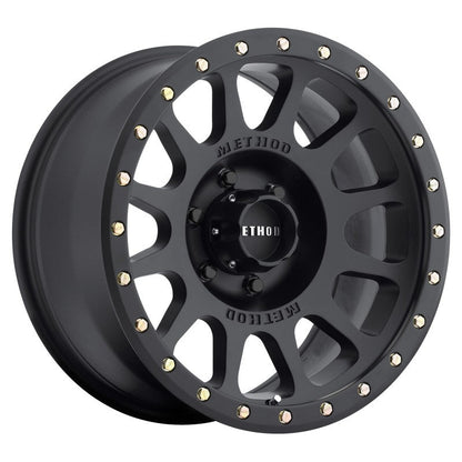 (set of 4) Method MR305 NV Matte Black | 18x9" +0mm | 6x5.5in Wheel