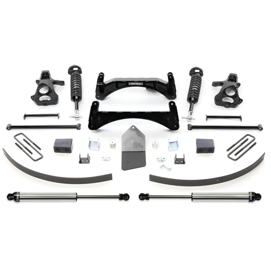 Fabtech 6" Performance System w/ 2.5in Front Coilovers & Rear Coilovers | GM C1500 Pickup (07-13) 2WD w/o Autoride (K1028DL)