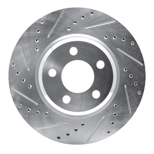 DFC D&S Silver Brake Rotor (FRONT LEFT): Chrysler 300 2005-23