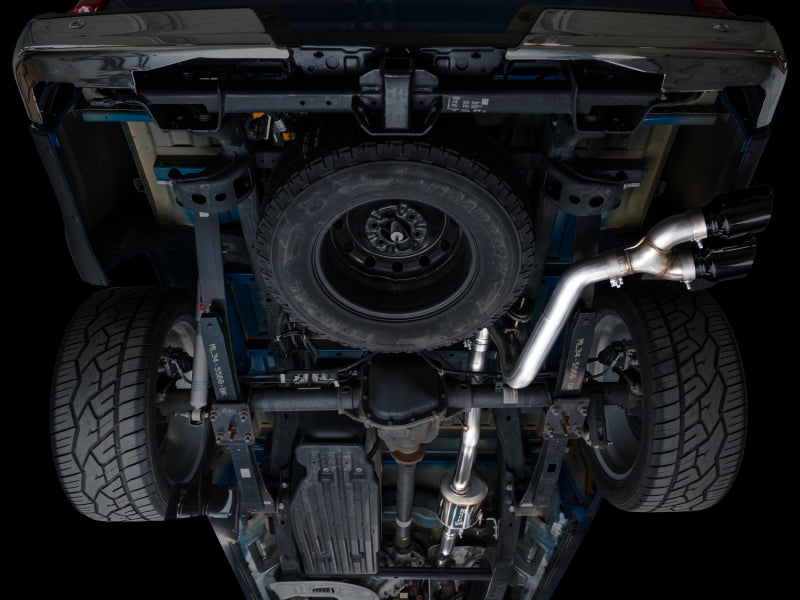 AWE 4.5in Dual Side Exit Cat-Back Exhaust | Ford F150 (21-25) (3015-33145)