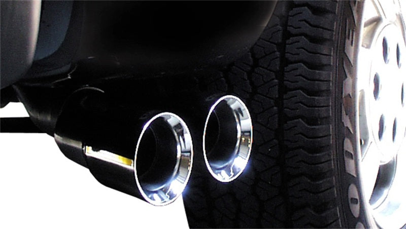 Corsa 4.8L V8 Polished Sport Cat-Back Exhaust | GMC Sierra (99-06) (14261)
