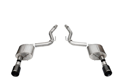 CORSA Sport, Touring / 3.0 in Axle-Back 4.5 in Straight Tips | 2024 Mustang GT Coupe (21253, 21257)
