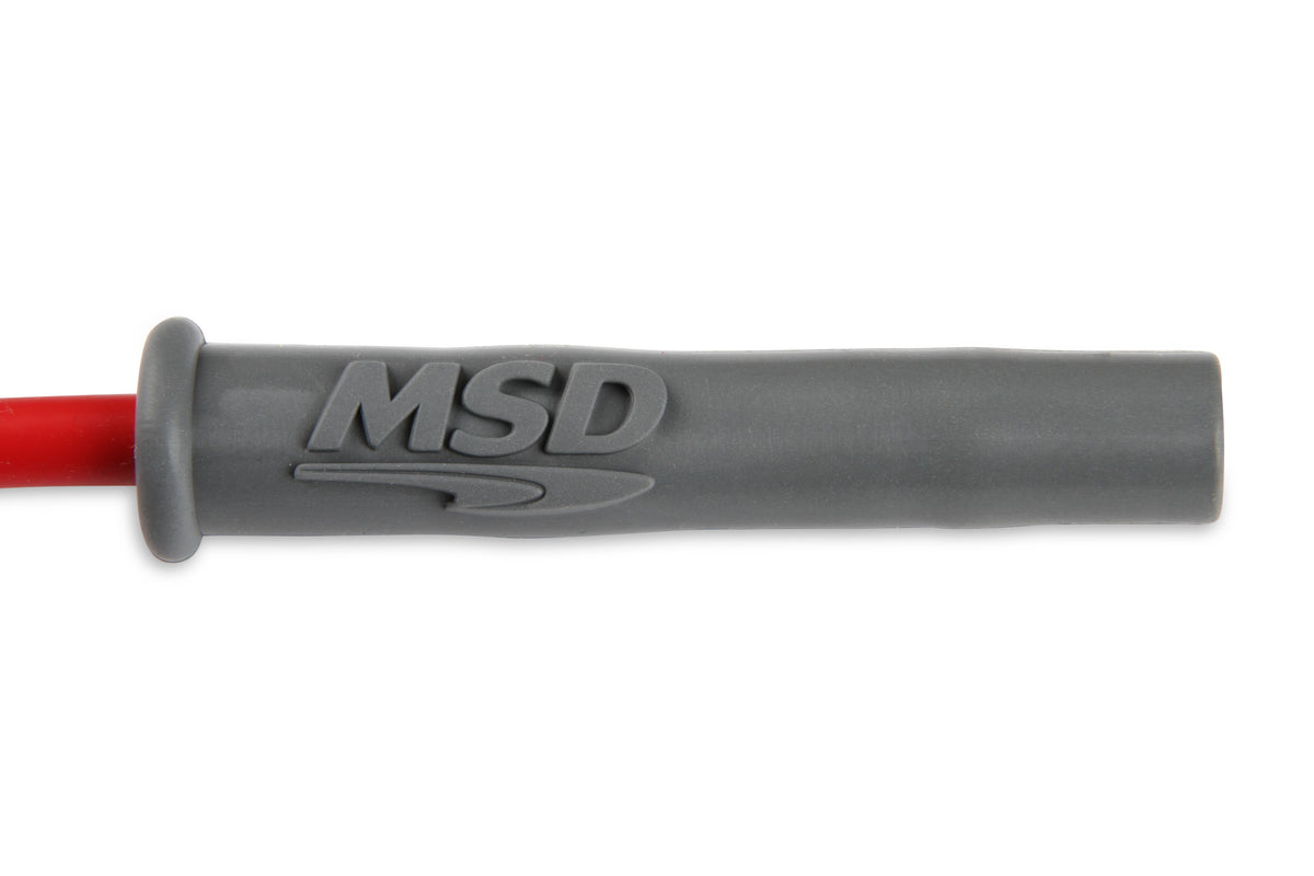 MSD 32829 Super Conductor Spark Plug Wire Set, Red