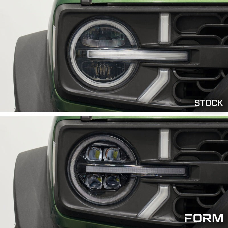 Form Lighting 2021+ Ford Bronco LED Projector Headlights (Pair)