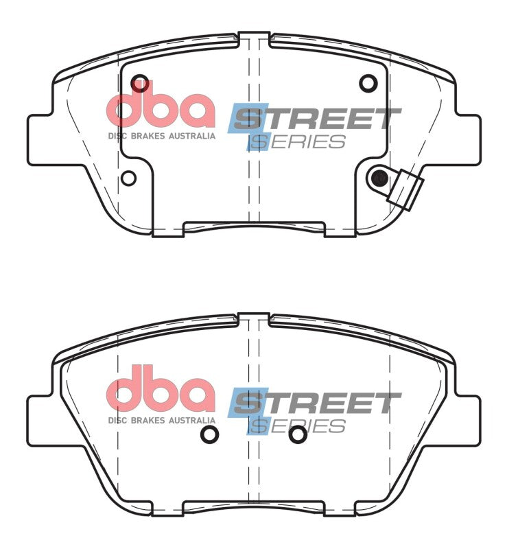 DBA 300mm Front Street Series Front Brake Pads | Hyundai Sonata Hybrid (09-19) (DB2089SS)