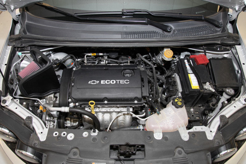 K&N 12 Silver Typhoon Cold Air Intake | Chevrolet Sonic (12) (69-4525TS)