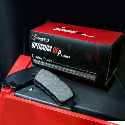 R1 Optimum OEp Brake Pads & Hardware | Subaru Impreza, G35, 350Z, WRX, Toyota 86 (2551-0961-01)