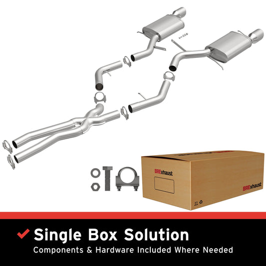 BRExhaust 2007-2010 BMW Direct-Fit Replacement Exhaust System