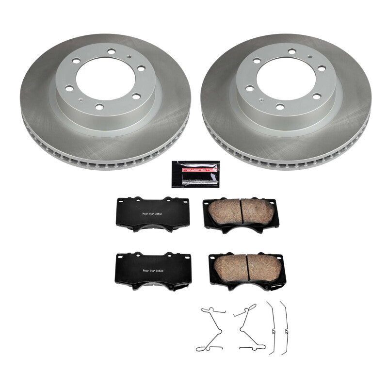 PowerStop 05-22 Toyota Tacoma Front Semi-Coated Rotor Kit (SC137)
