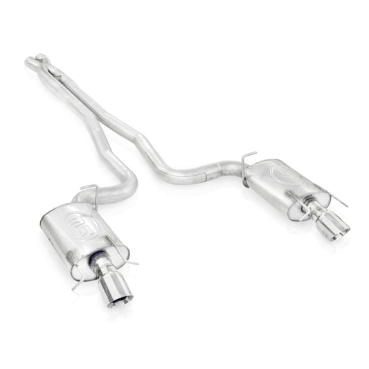 Stainless Works 3in Catback System X-Pipe Chambered Mufflers 4in Tips | Cadillac CTS-V Wagon (09-15) (CTSV9WGCBHDR)