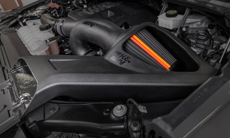 K&N 21-24 Chevrolet Silverado 1500 V8 5.3L/6.2L F/L NextGen Dryflow Cold Air Intake | Chevrolet Silverado (21-24) (50-2617D)