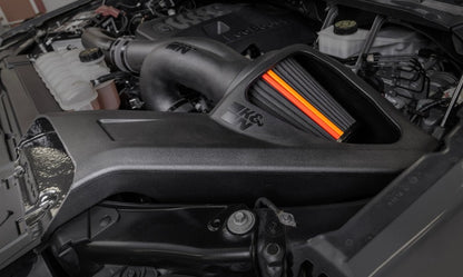 K&N 21-24 Chevrolet Silverado 1500 V8 5.3L/6.2L F/L NextGen Dryflow Cold Air Intake | Chevrolet Silverado (21-24) (50-2617D)