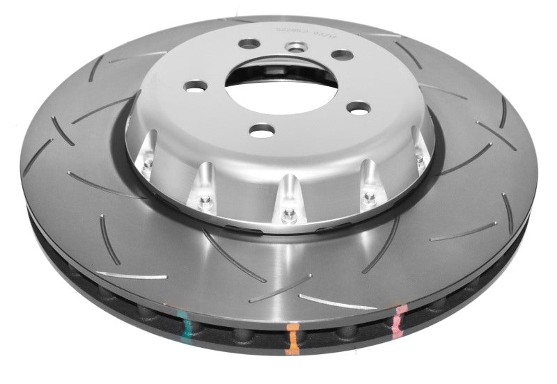 DBA Front 5000 Series Slotted Rotor w/ Silver Hat | BMW M240i F22/F23 (17-22) (DBA52286SLV)