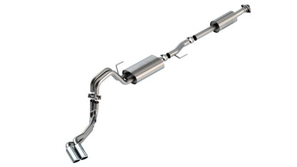 Borla 3" Dual Side Exit Cat-Back | Ford F-150 (21) 5.0L | CC SB EC STB Lariat/KR/Platinum/LTD 3/2.25 DSE Touring CHR Tips (140873)