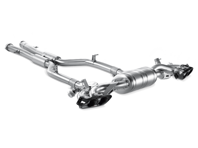 Akrapovic 10-14 AMG SLS Coupe/Roadster Evolution Line Cat Back (Titanium) w/ Carbon Tips