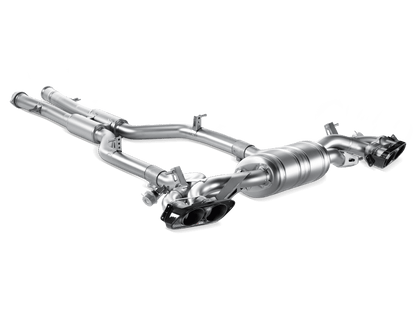 Akrapovic 10-14 AMG SLS Coupe/Roadster Evolution Line Cat Back (Titanium) w/ Carbon Tips