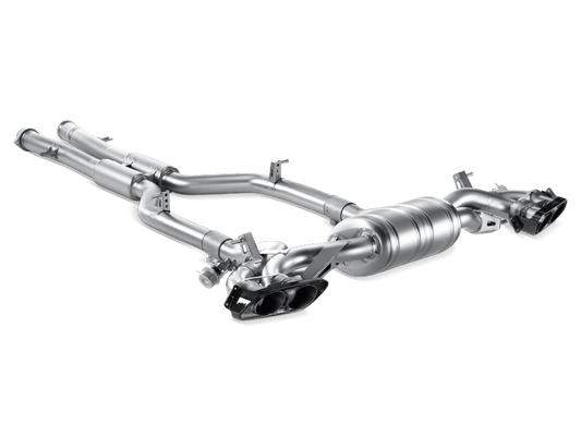 Akrapovic 10-14 AMG SLS Coupe/Roadster Evolution Line Cat Back (Titanium) w/ Carbon Tips
