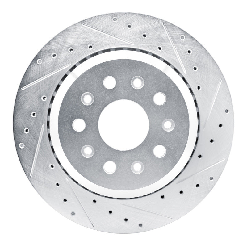 DFC Rear Right D&S Silver Brake Rotor: Jeep Wrangler (20-25)