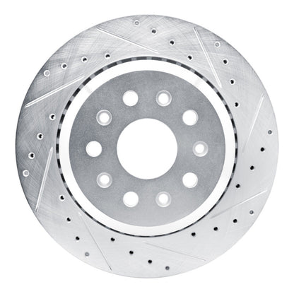 DFC Rear Right D&S Silver Brake Rotor: Jeep Wrangler (20-25)