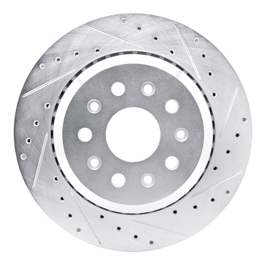 DFC Rear Right D&S Silver Brake Rotor: Jeep Wrangler (20-25)