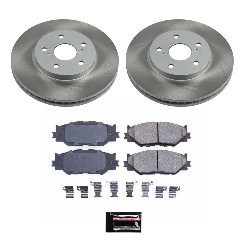PowerStop 06-15 Lexus IS250 Front Semi-Coated Rotor Kit (SC2406)