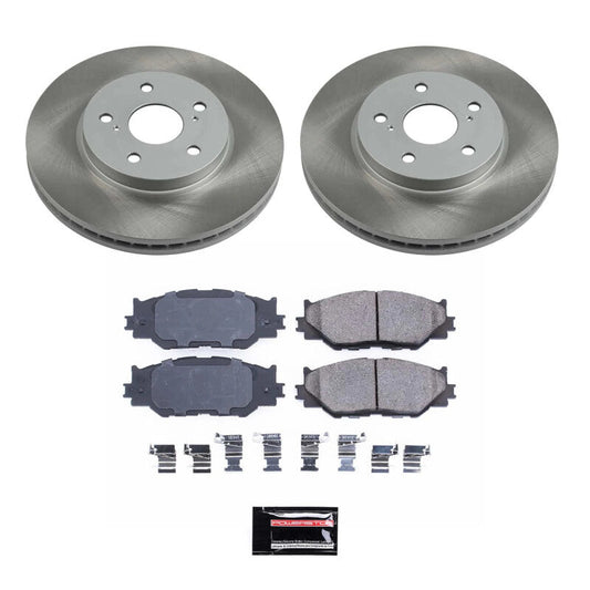 PowerStop 06-15 Lexus IS250 Front Semi-Coated Rotor Kit (SC2406)