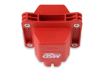 MSD 8226 Ignition Coil Dual Connector, Red, HEI Style