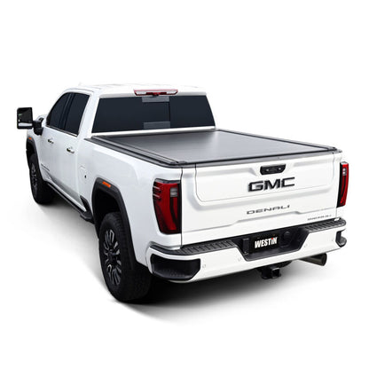 Westin 19-53995 Electric Retractable Tonneau Cover 20+ Silver/Sierra 2500HD 6.5'